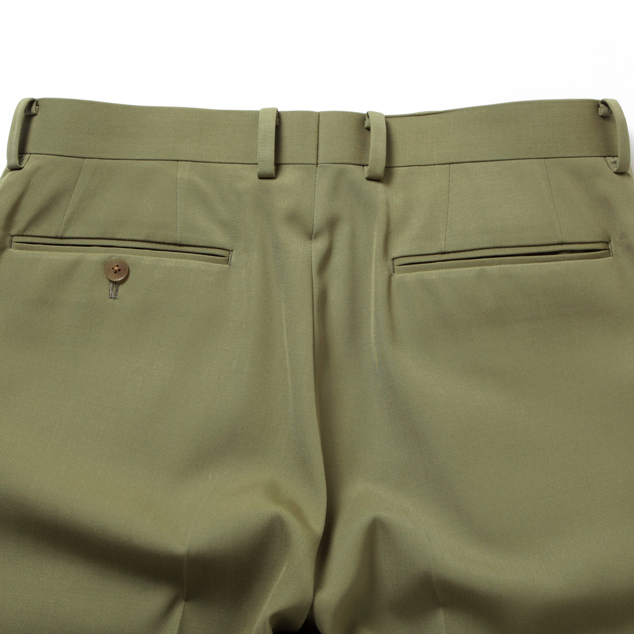AURALEE オリーブ スラックス AURALEE｜SLACKS (HARD TWIST COTTON SILK VIYELLA SLACKS S