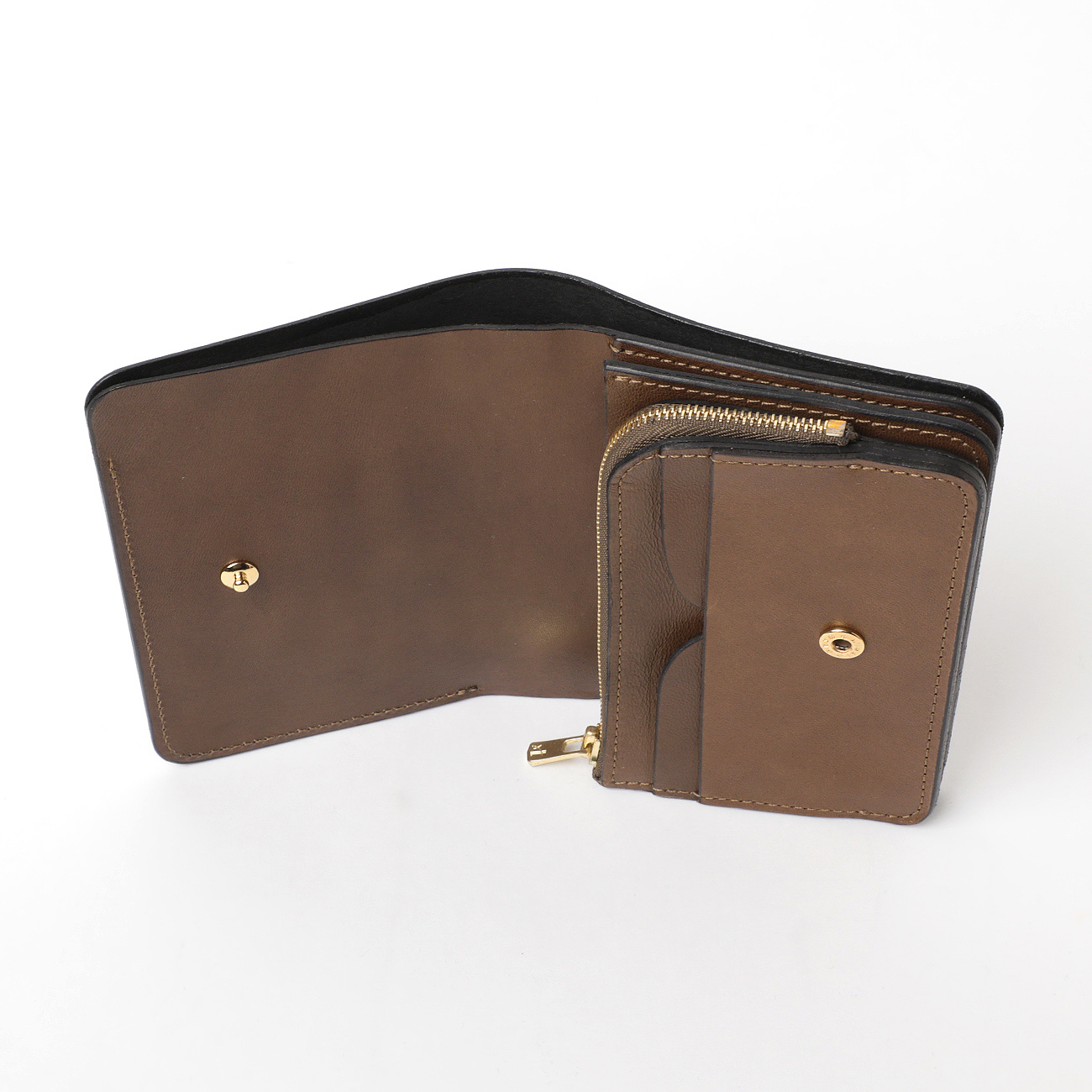 forme / フォルメ | Short wallet / 表革 ILCEA#Black 内装革 DOUBLE