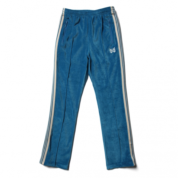 Needles / ニードルズ | Narrow Track Pant - C/PE Velour - Blue