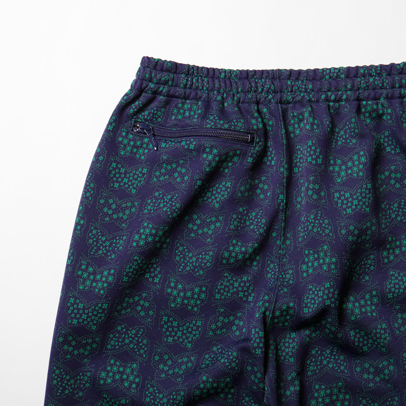 Needles / ニードルズ | Zipped Track Pant - Poly Jq. - Papillon