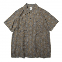 South2 West8 / サウスツーウエストエイト | S/S 6 Pocket Shirt - Batik Pt. - Olive