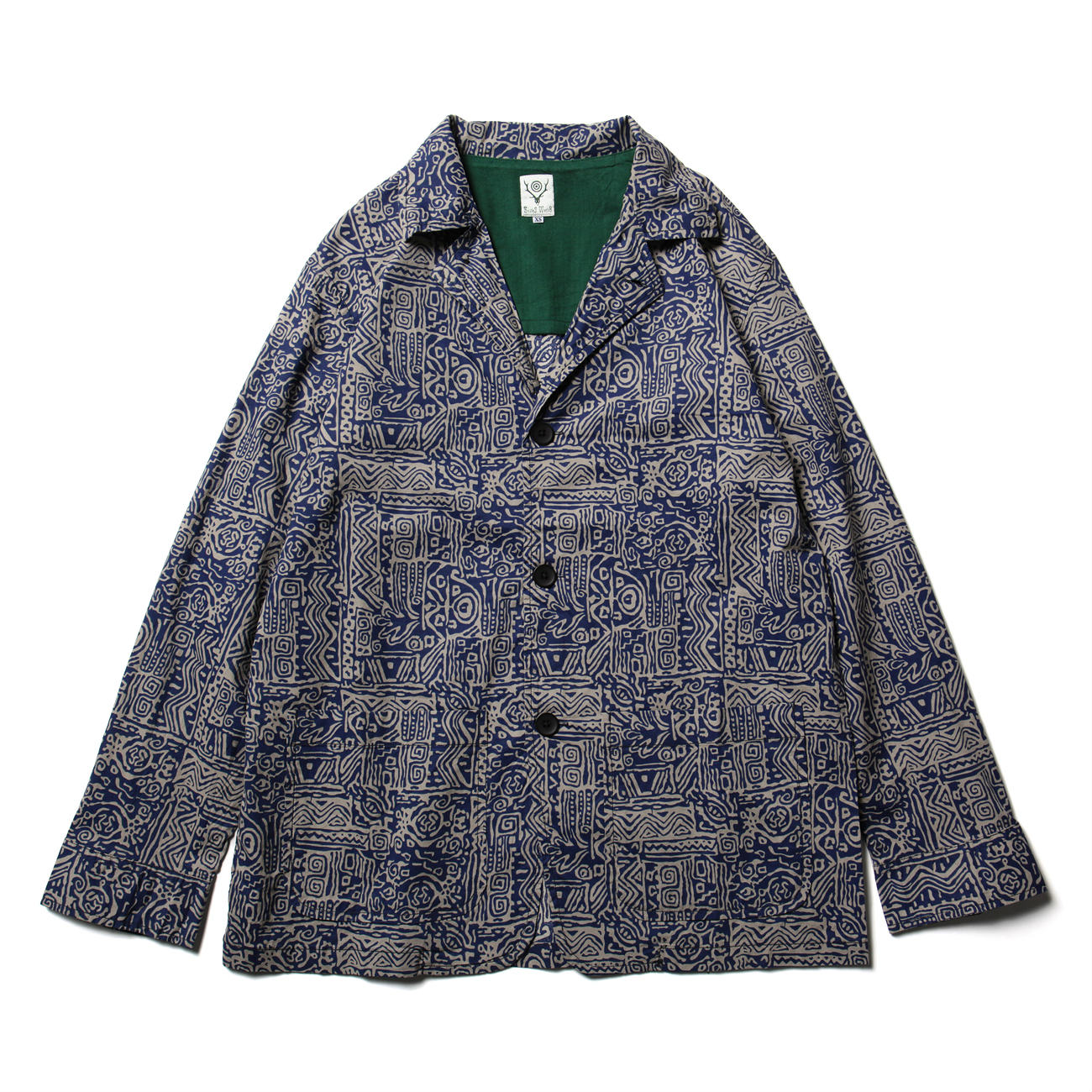 Pen Jacket - Batik Pt. / Tribal - Navy