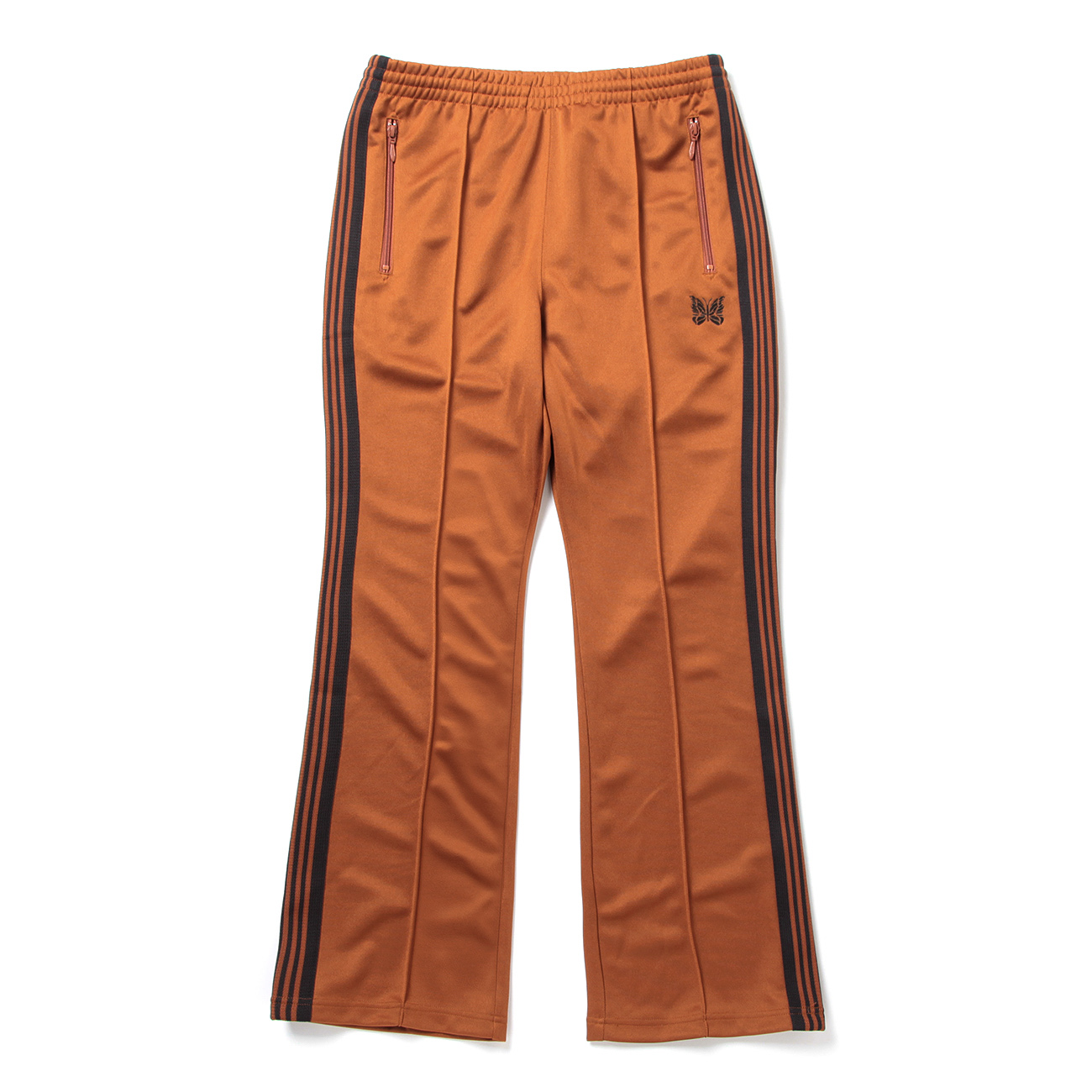 Boot-Cut Track Pant - Poly Smooth - Rust