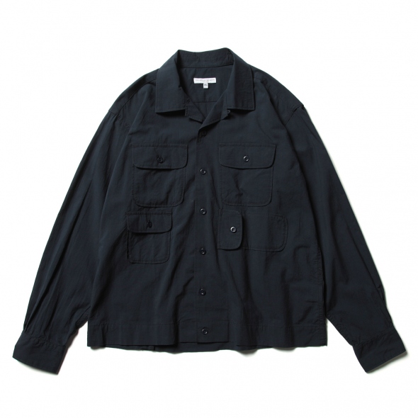 【新品タグ付き】エンジニアードガーメンツ ボーリングシャツ L 長袖 ネイビー 01311459_6016474f967d2.jpg