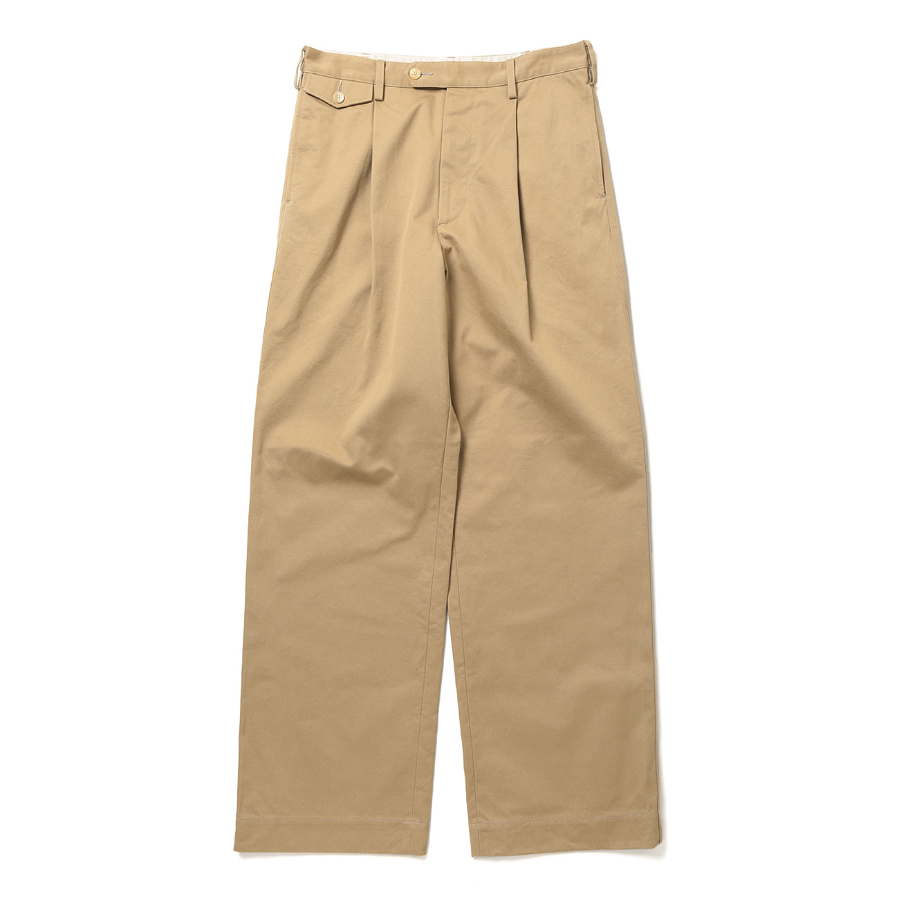 AURALEE / オーラリー | WASHED FINX CHINO ONE-TUCK PANTS