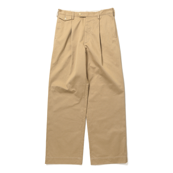 AURALEE / オーラリー | WASHED FINX CHINO ONE-TUCK PANTS