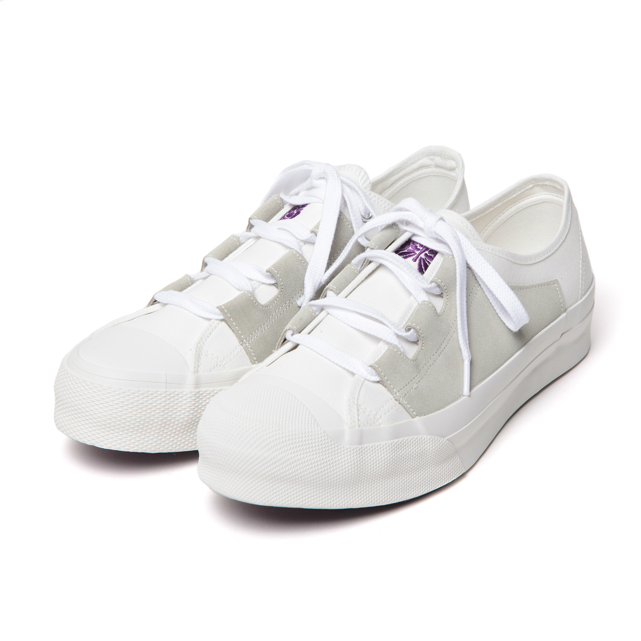 Asymmetric Ghillie Sneaker - White