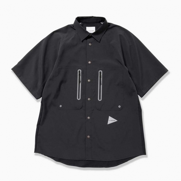 and wander / アンドワンダー | tech short sleeve shirt
