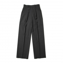 AURALEE 22ss TROPICAL WOOL SLACKS チャコール SUPER FINE TROPICAL WOOL SLACKS #TOP CHARCOAL [A23SP08WT] _