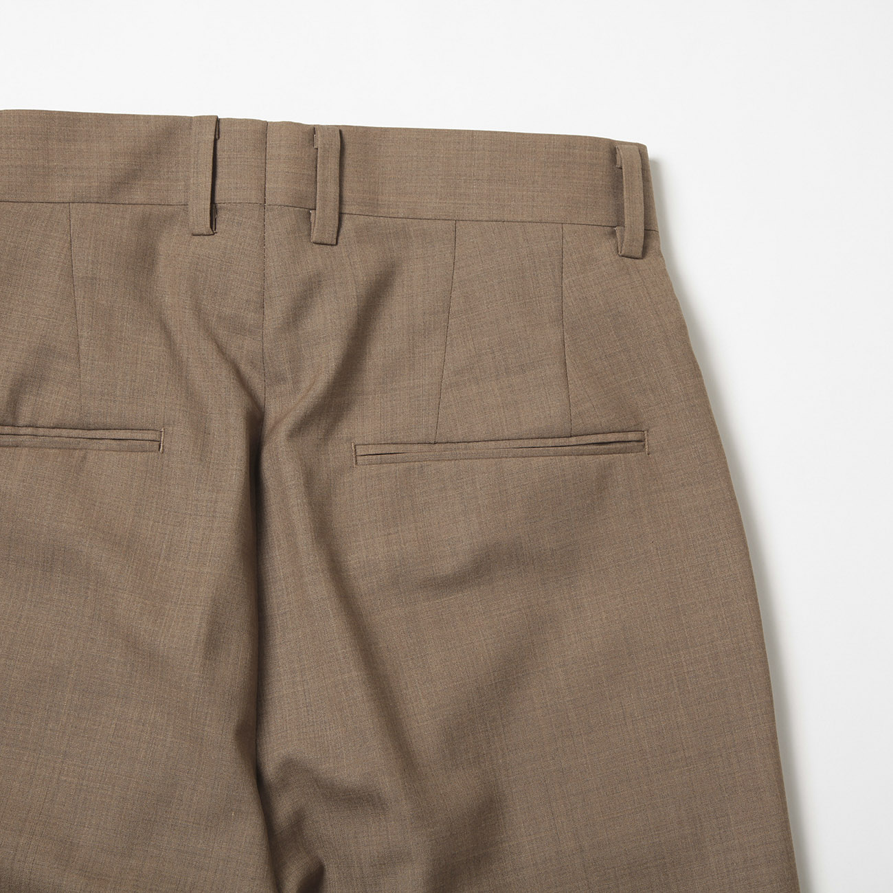 オーラリー 22SS wool slacks ブラウン 5 備品 ビッグサイズ