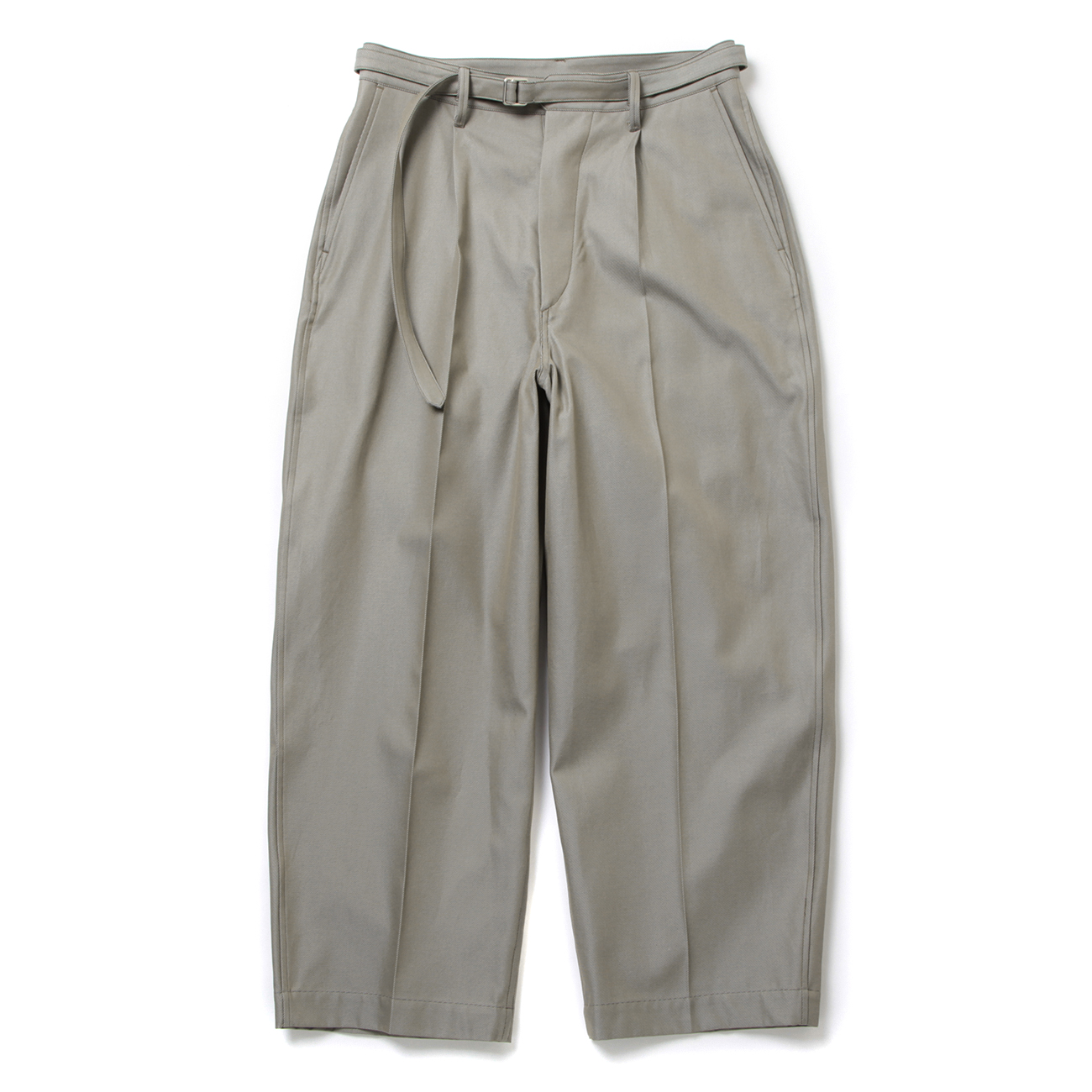 パンツ 24SS blurhms Belted Trousers blurhms/ブラームス】Brushed Twill Belted Trousers
