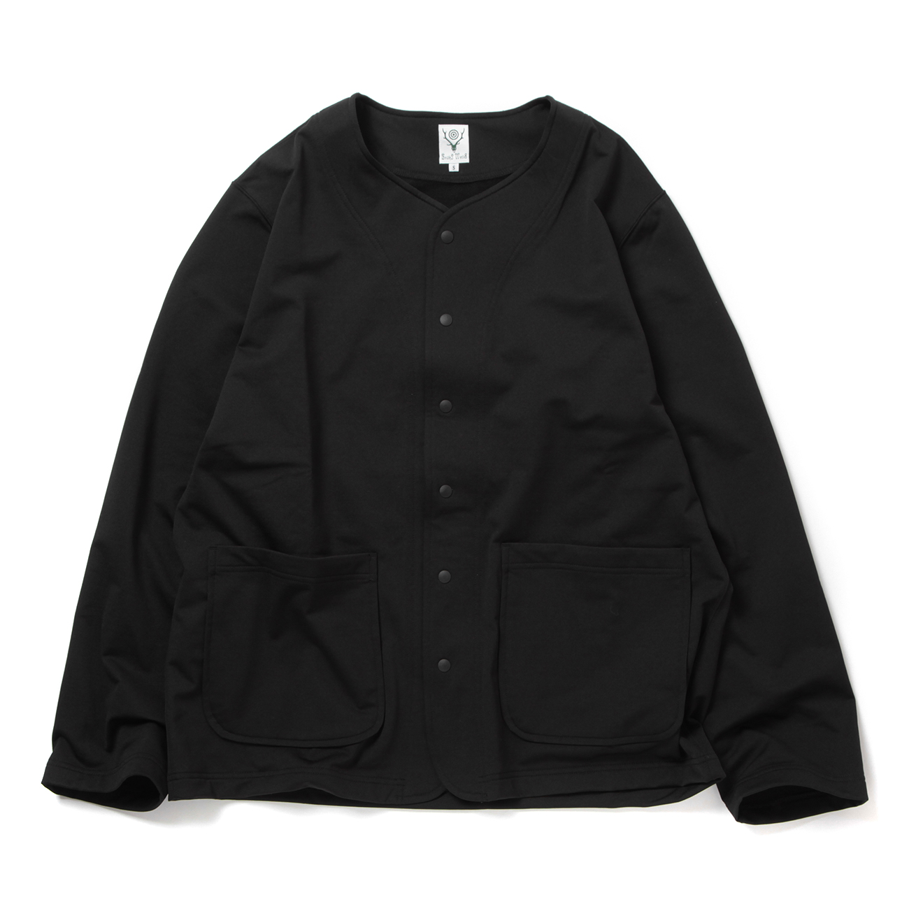 P.P. Cardigan - Poly French Terry - Black