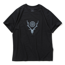 South2 West8 / サウスツーウエストエイト | S/S Crew Neck Tee - Skull & Target - Black