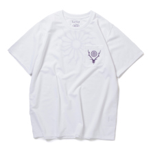 South2 West8 / サウスツーウエストエイト | S/S Round Pocket Tee - Circle Horn - White