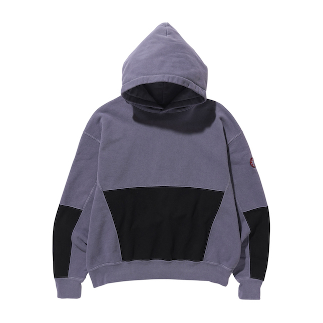 C.E / シーイー | OVERDYE ZIGGURAT PATCH HEAVY HOODY - Navy | 通販 