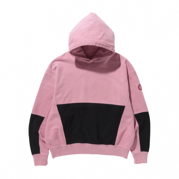 C.E / シーイー | OVERDYE ZIGGURAT PATCH HEAVY HOODY - Pink | 通販 
