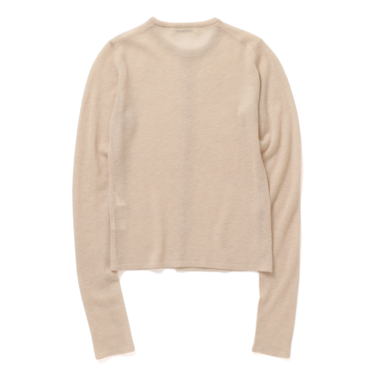 【未使用】AURALEE オーラリーリブニットガウン　ベルテッド　アイボリー AURALEE / オーラリー | SHEER CASHMERE KNIT CARDIGAN (レディース