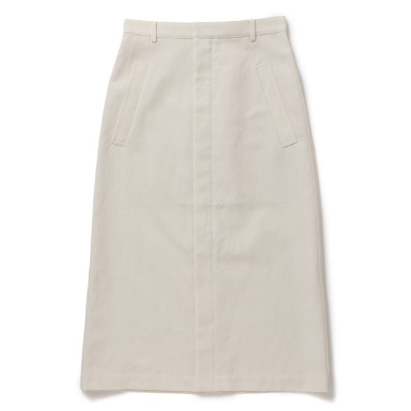 AURALEE / オーラリー | WOOL COTTON LINEN OX SKIRT (レディース