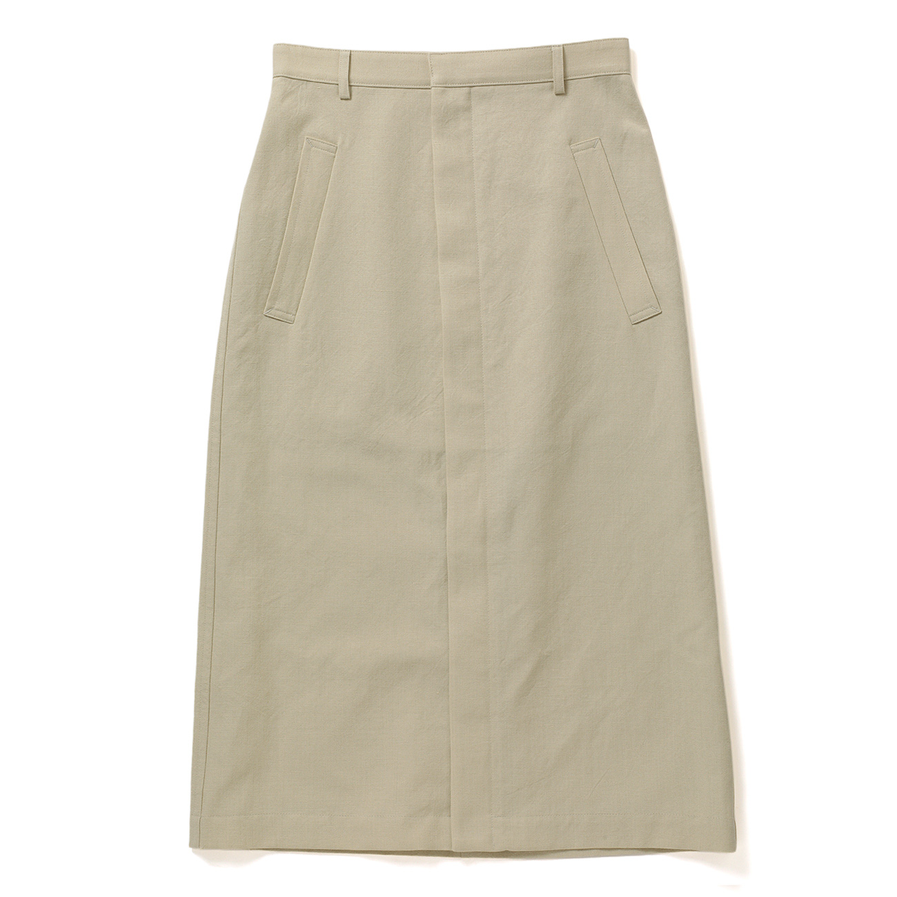 AURALEE / オーラリー | WOOL COTTON LINEN OX SKIRT (レディース
