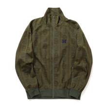 Needles / ニードルズ | Track Jacket - Poly Jacquard - Olive
