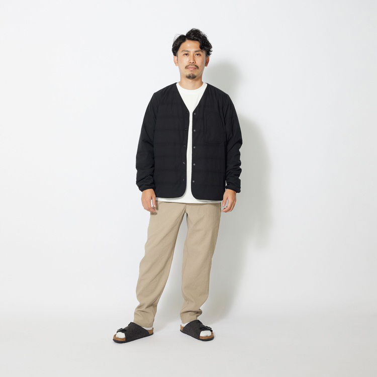 snow peak / スノーピーク | Flexible Insulated Cardigan - Black