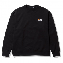 THE NORTH FACE / ザ ノース フェイス | Flower Logo Crew - K ブラック