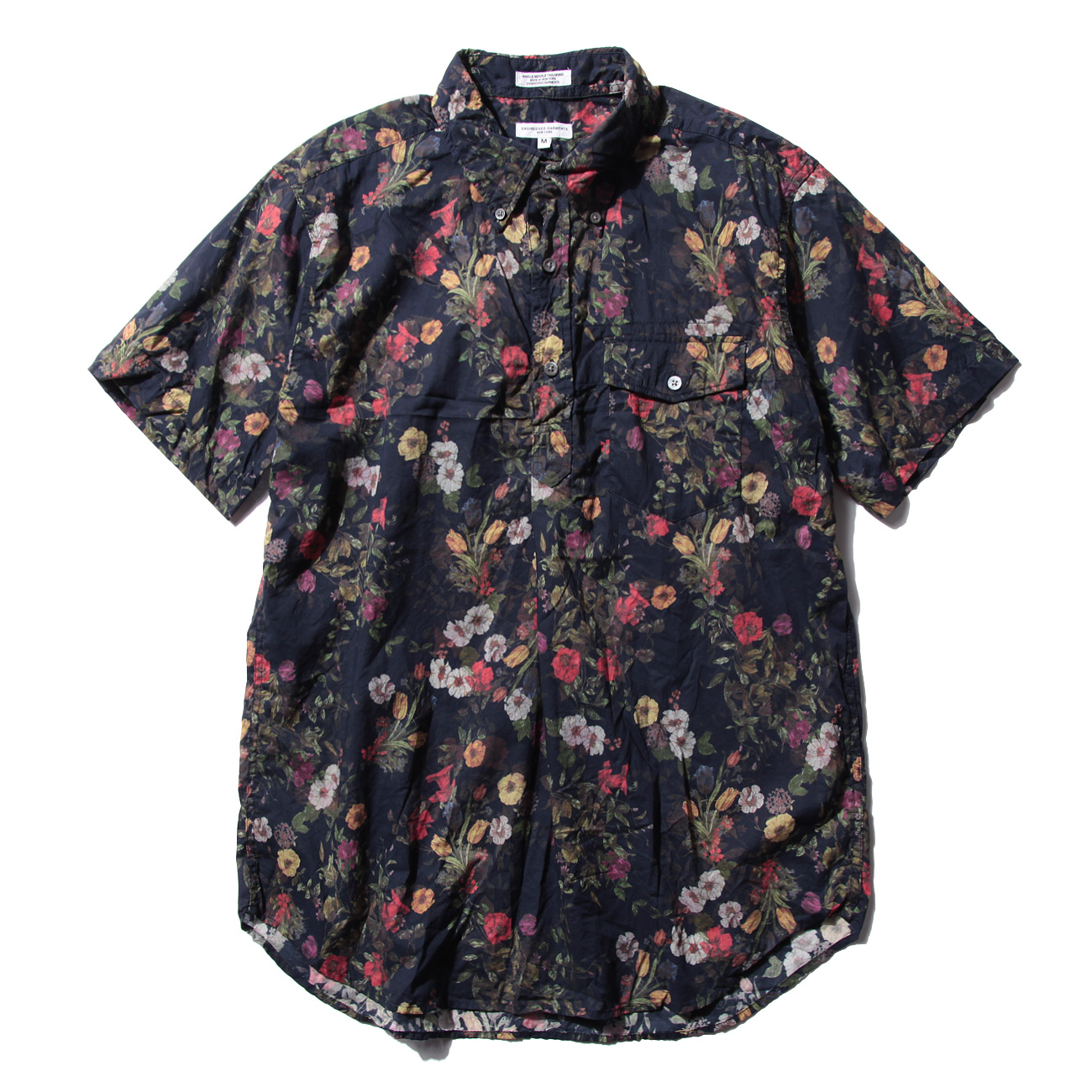 ENGINEERED GARMENTS | Pop Over BD Shirt - Floral Sheeting - Dk