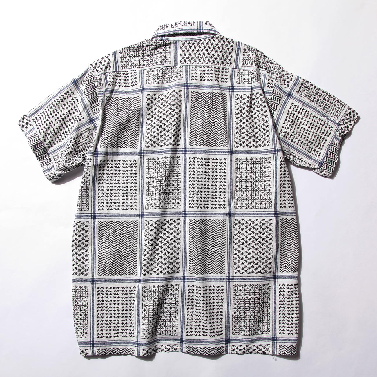 ENGINEERED GARMENTS Cagoule Shirt-Polyester Leopard Print