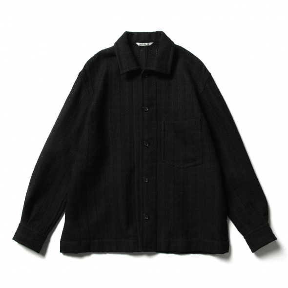 AURALEE / オーラリー | COTTON LINEN LENO BLOUSON (メンズ) - Black | 通販 - 正規取扱店 |  COLLECT STORE / コレクトストア