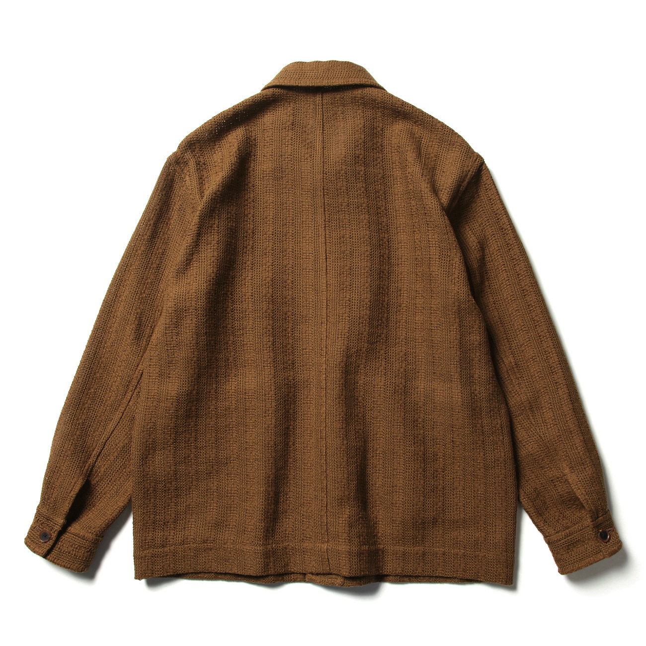 大注目 AURAREE COTTON LINEN LENO BLOUSON brown - ジャケット/アウター