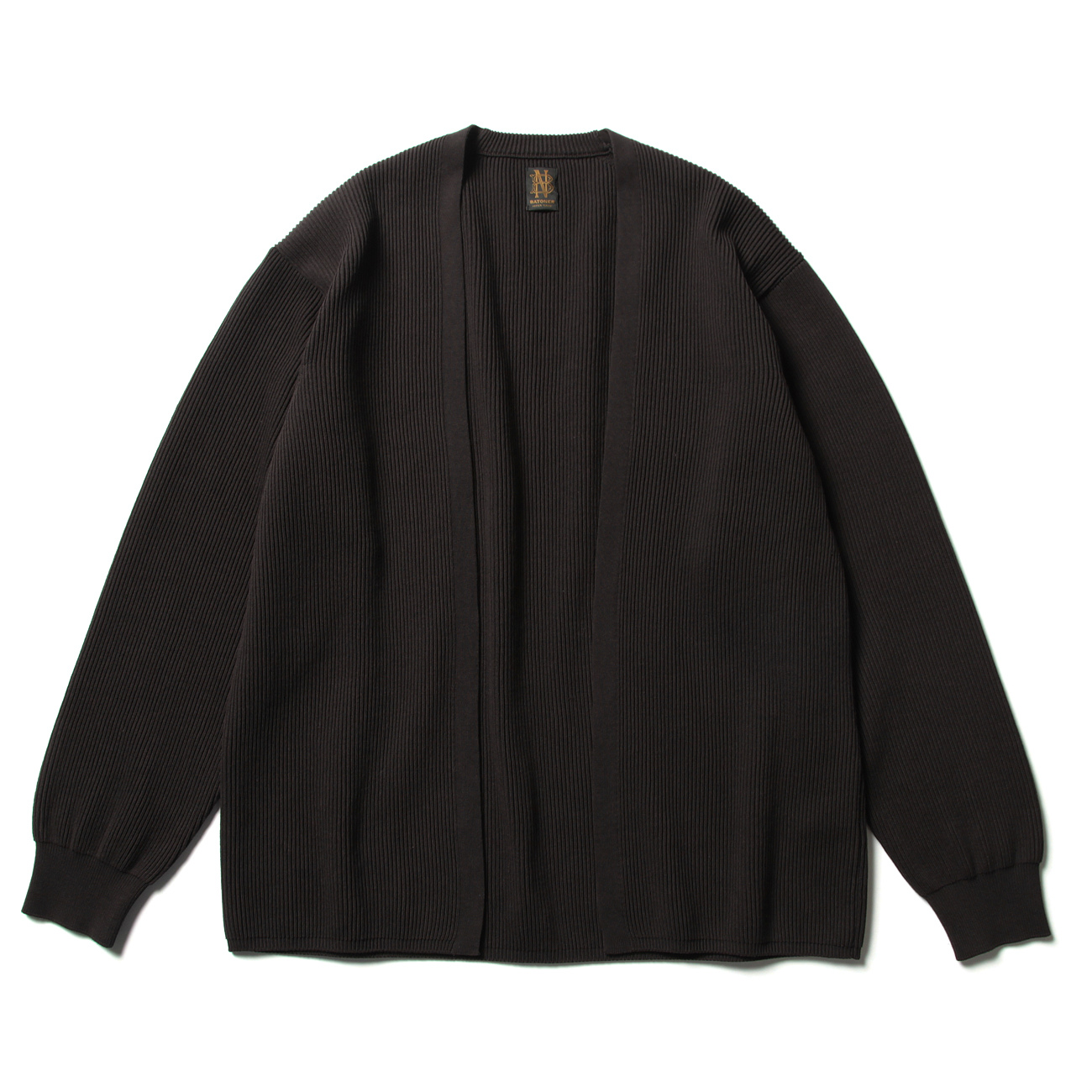 BATONER HIGH COUNT RIB CARDIGAN バトナー BATONER カーディガン ハイ