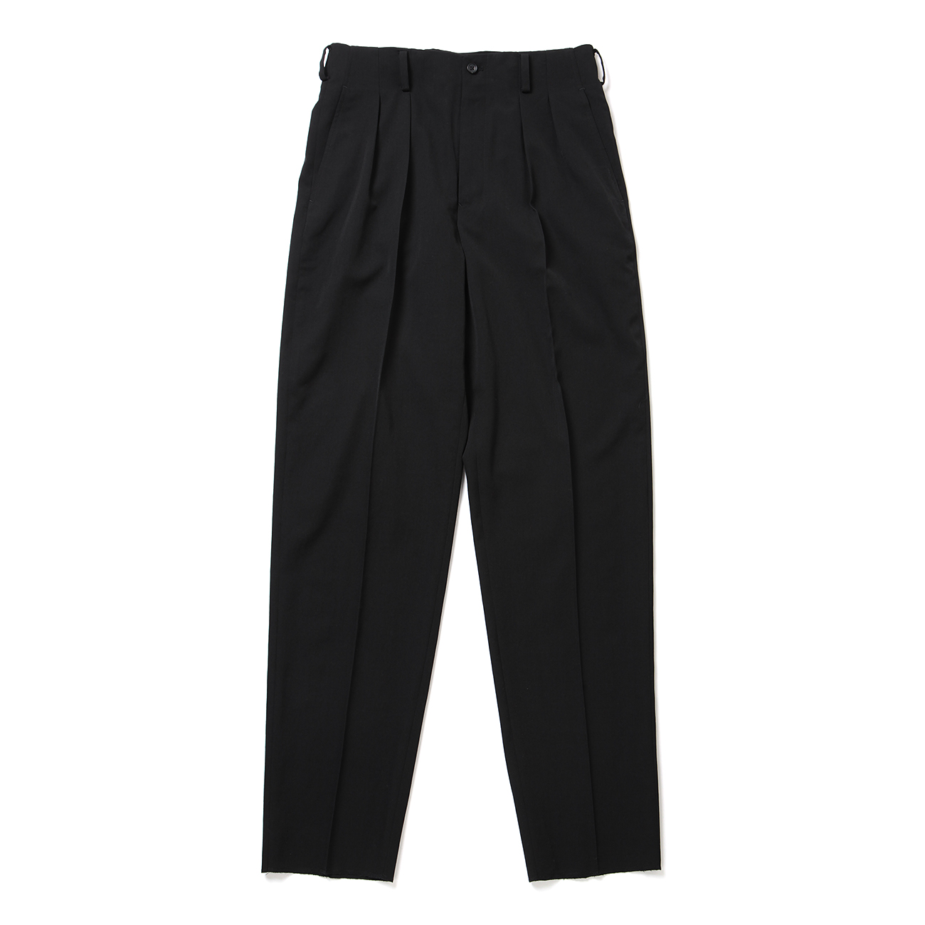 Yohji Yamamoto POUR HOMME / ヨウジ ヤマモト | SUIT GABARDINE Z-2 TUCK PANTS -  Black | 通販 - 正規取扱店 | COLLECT STORE / コレクトストア