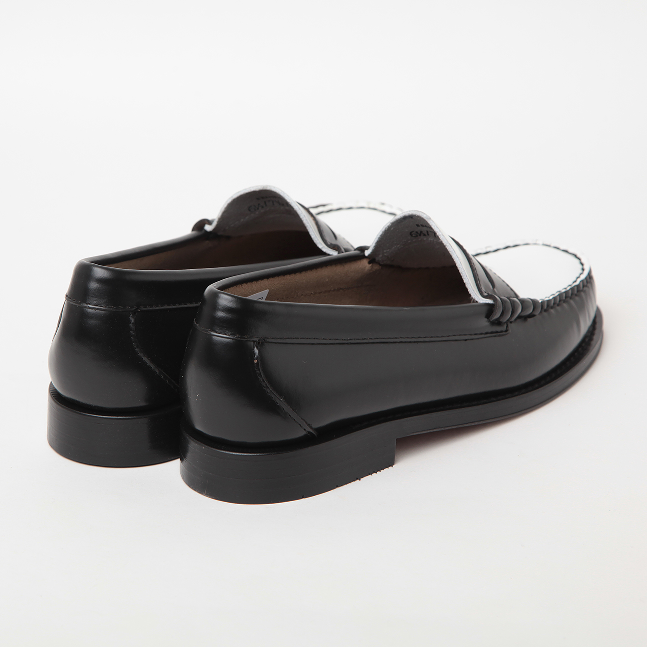 G.H.BASS / ジーエイチバス | LARSON - Black & White (LEATHER SOLE