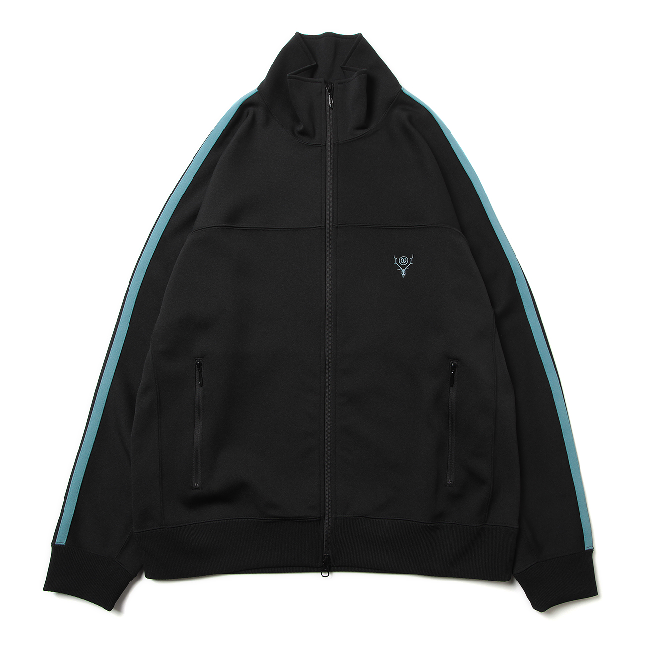 South2 West8 / サウスツーウエストエイト | Trainer Jacket - Poly Smooth - Black | 通販 -  正規取扱店 | COLLECT STORE / コレクトストア