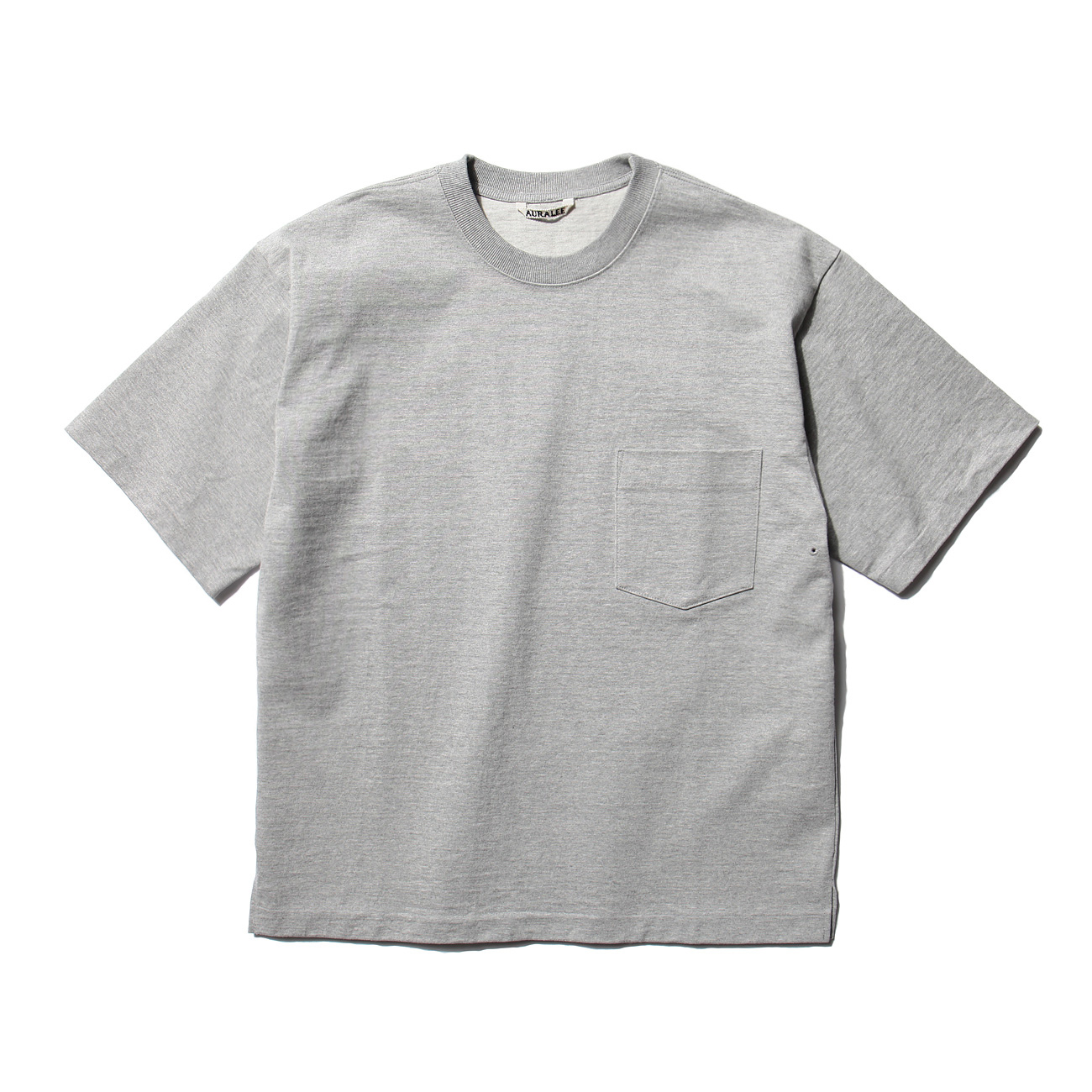 AURALEE / オーラリー | STAND-UP TEE (メンズ) - Top Gray