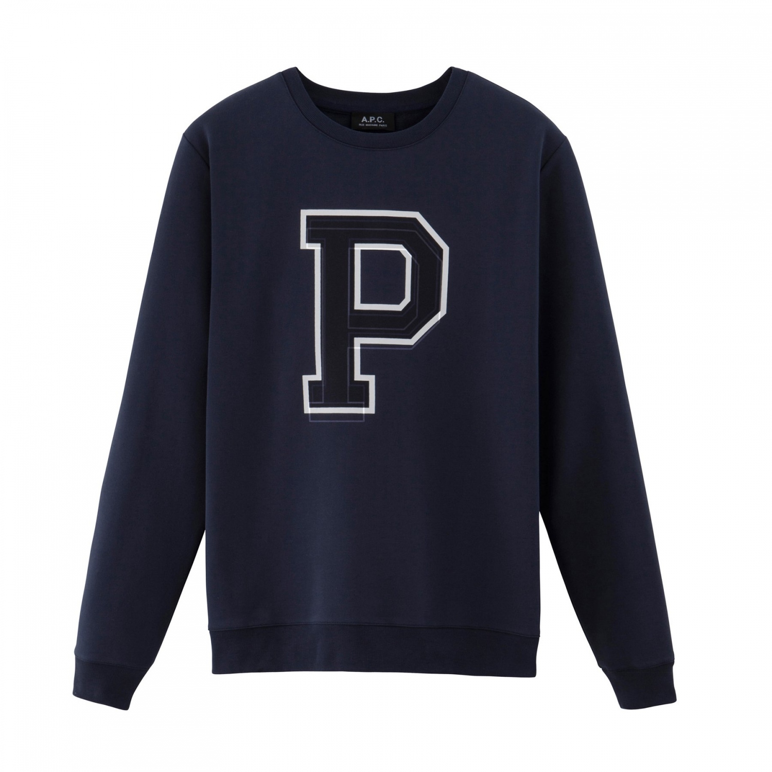 A.P.C. / アーペーセー | P スウェットシャツ - Dark Navy | 通販