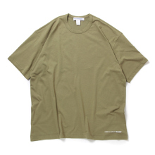 COMME des GARCONS SHIRT | cotton jersey plain with printed CDG SHIRT logo at front - Khaki
