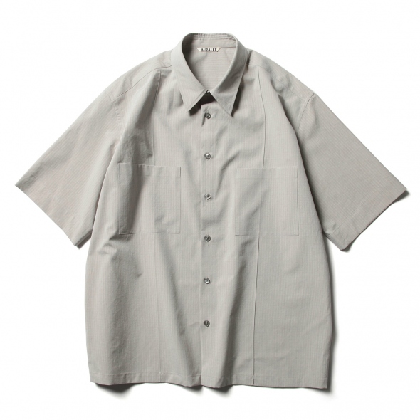 美品・4】AURALEE FINX CHAMBRAY SHIRTS GRAY-