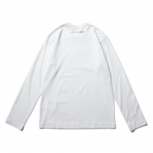 COMME des GARCONS SHIRT | cotton jersey plain with CDG SHIRT logo on back / Long Tshirt - White