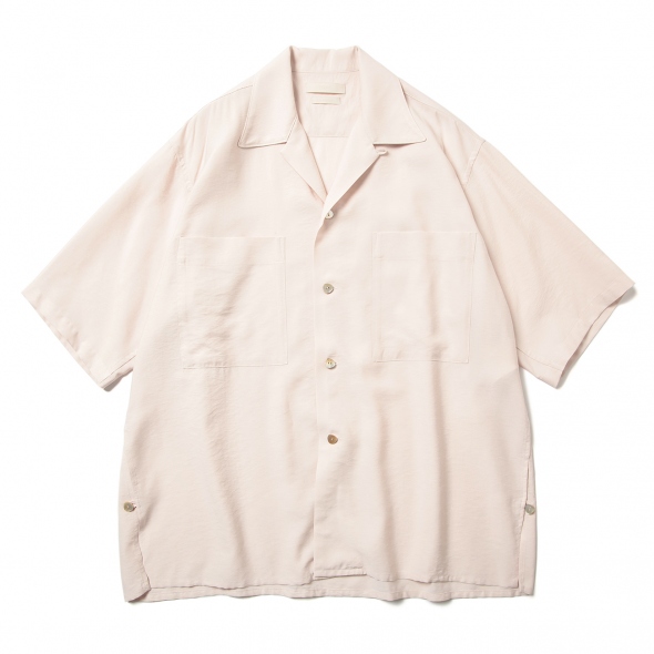 YOKE Wide Fit OpenCollar Shirt 20AW レーヨン | ajmalstud.com