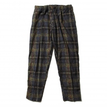 String Slack Pant - Batik Over Print - Navy