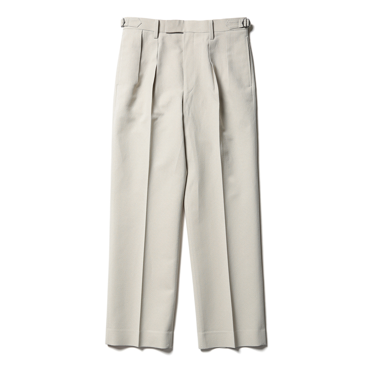 WOOL WASHI AMUNZEN WIDE SLACKS (メンズ) - Light Gray