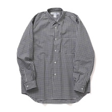 COMME des GARCONS SHIRT / コム デ ギャルソン シャツ | FOREVER / Wide Classic - GINGHAM GROUP shape 1 - Black