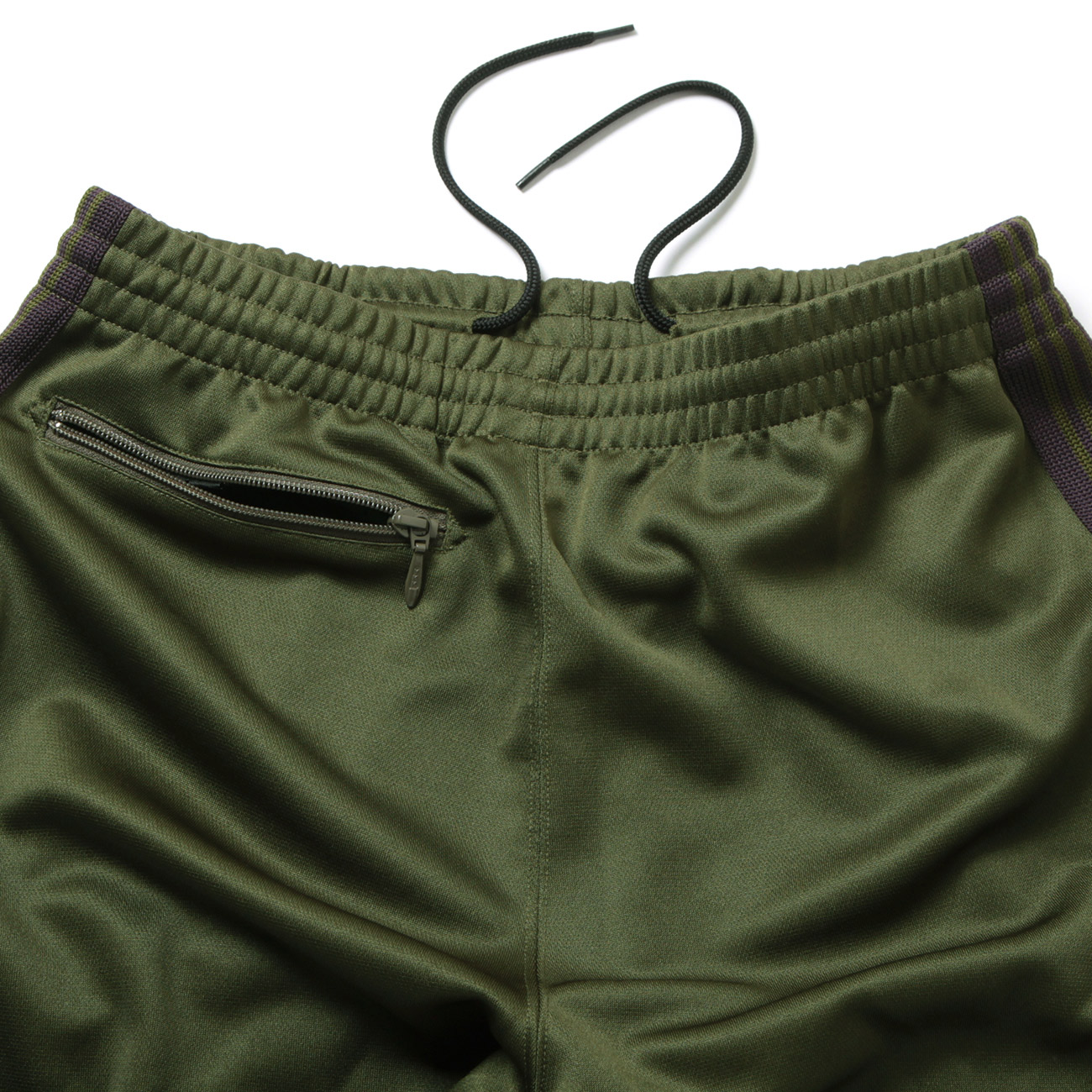 Needles / ニードルズ | Narrow Track Pant - Poly Smooth - Olive