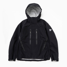 and wander / アンドワンダー | 2.5L hiker rain jacket - Black