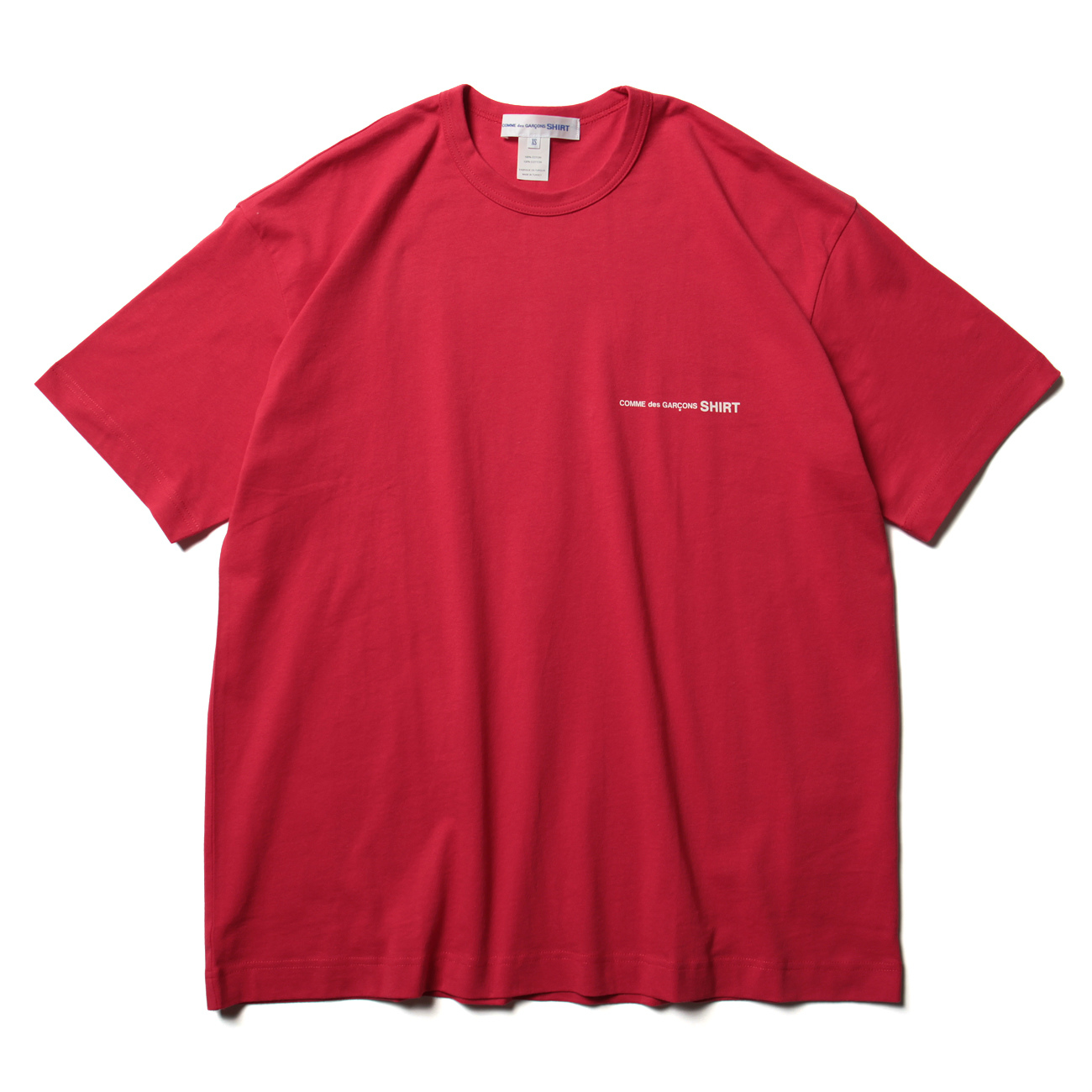 COMME des GARCONS SHIRT | cotton jersey plain with CDG SHIRT logo