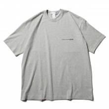 cotton jersey plain with CDG SHIRT logo on front - big T / Tshirt - Grey