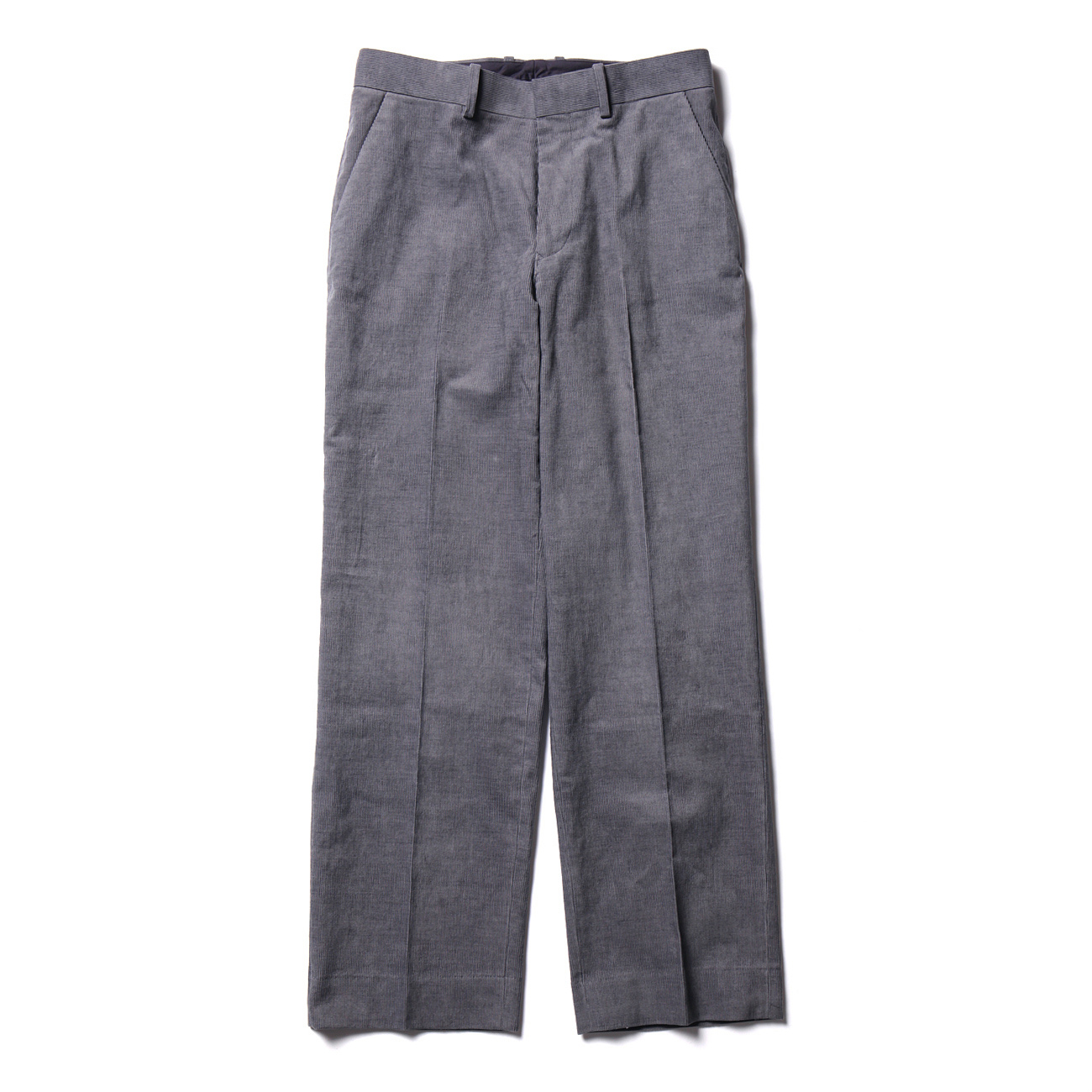 AURALEE / オーラリー | HEMP CORDUROY SLACKS (メンズ) - Blue Gray