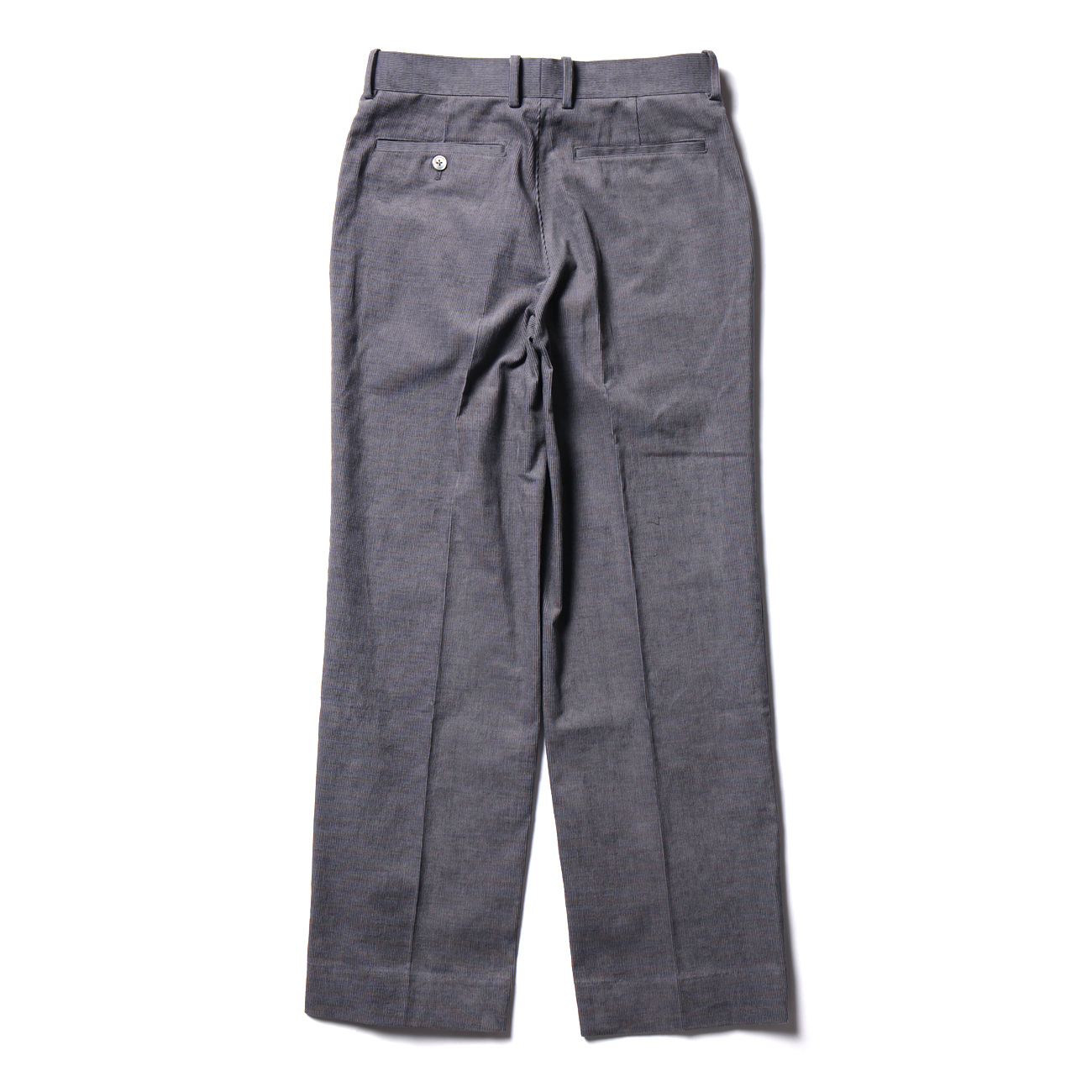 AURALEE / オーラリー | HEMP CORDUROY SLACKS (メンズ) - Blue Gray