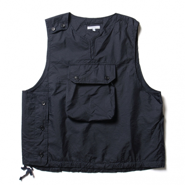 ENGINEERED GARMENTS Cover Vest Mサイズ Engineered Garments Cover Vest Olive Cotton Ripstop - Made